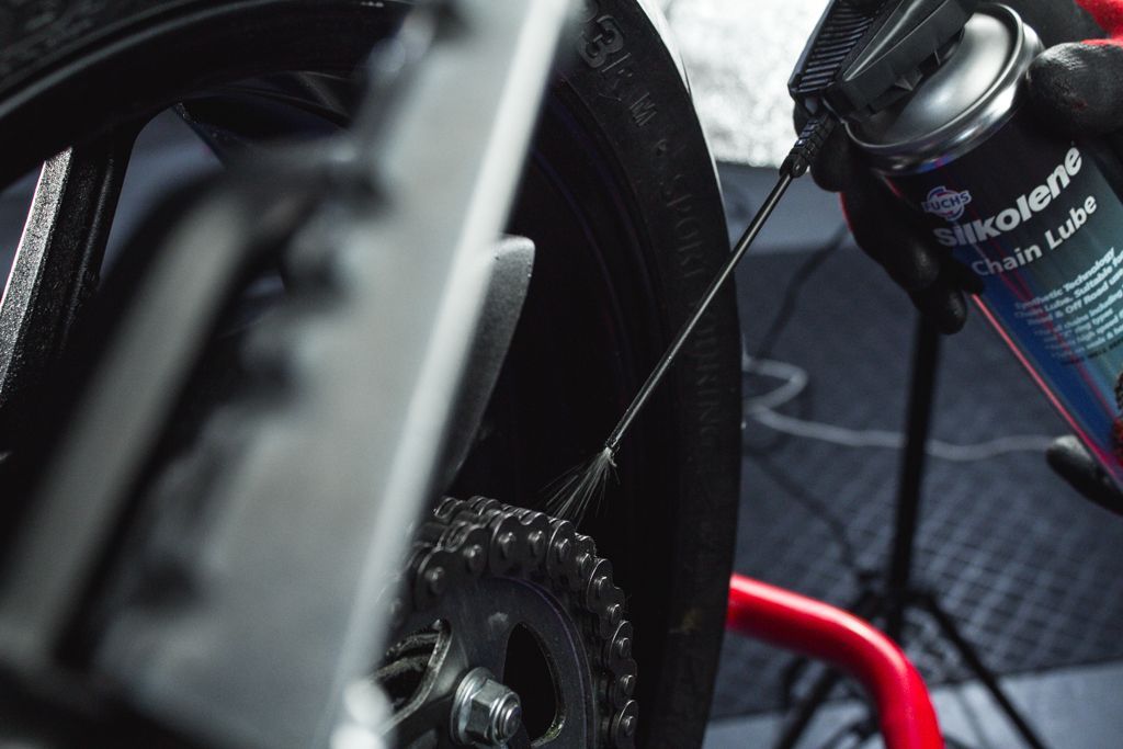 Spray Silkolene mantenimiento cadena